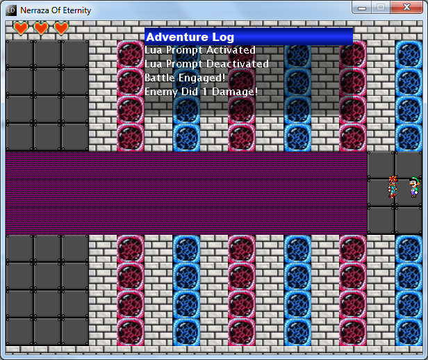A Prototype battle system.